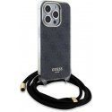 Case Guess IML 4G Printed Crossbody Case for iPhone 15 Pro Black