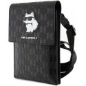 Case Karl Lagerfeld bag KLWBSAKHPCK black Saffiano Mono Choupette Case Karl Lagerfeld bag KLWBSAKHPCK black Saffiano Mono Choupette