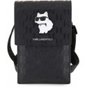 Case Karl Lagerfeld bag KLWBSAKHPCK black Saffiano Mono Choupette Case Karl Lagerfeld bag KLWBSAKHPCK black Saffiano Mono Choupette