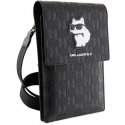 Case Karl Lagerfeld bag KLWBSAKHPCK black Saffiano Mono Choupette Case Karl Lagerfeld bag KLWBSAKHPCK black Saffiano Mono Choupette
