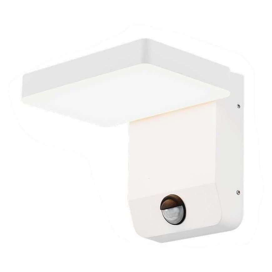 17W LED sieninis lauko šviestuvas, baltas, 4000K, IP65, su judesio davikliu – 4