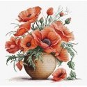 luca S Counted cross stitch kit "Summer Rubai" 30x30cm SB7022 luca S Counted cross stitch kit "Summer Rubai" 30x30cm SB7022