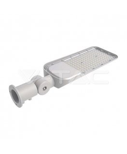 50W LED gatvės šviestuvas, pilku korpusu, 6500K
