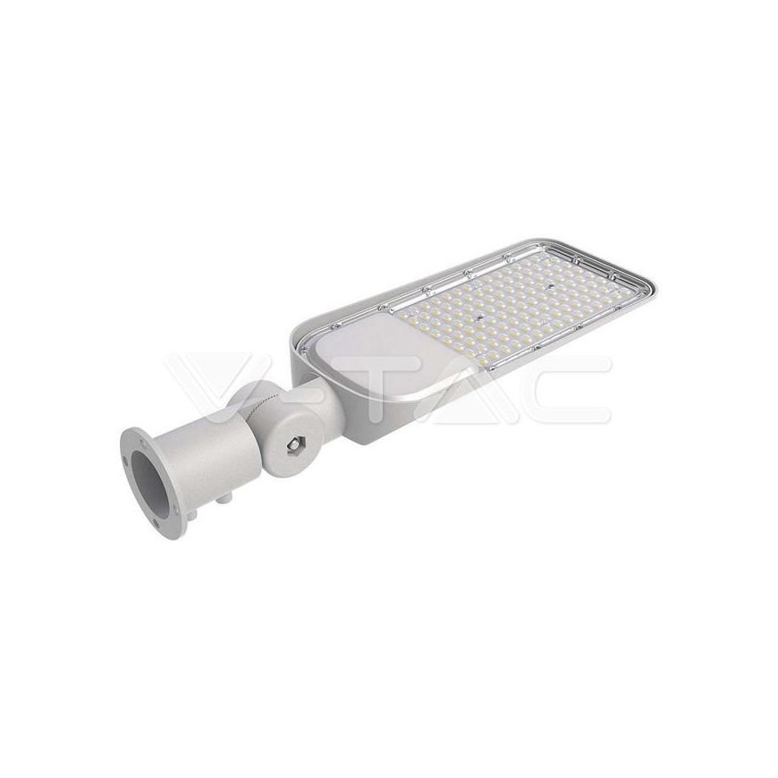 V-TAC 50W LED street lamp, gray