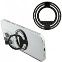 Dėklas Guess MagSafe Ring Stand Rhinestone su funkcija standu (Juodas) Dėklas Guess MagSafe Ring Stand Rhinestone su funkcija standu (Juodas)
