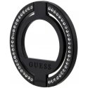 Case Guess MagSafe Ring Stand Rhinestone with stand function (Black)