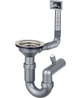 Deante OSP siphon. STEEL FOR TRUCKS, 1 KOM, 3.5 WITH DRAINAGE IN CHAMBERS