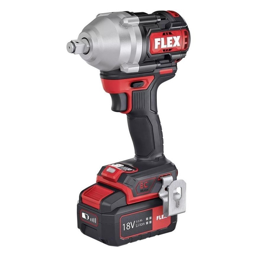 Akumuliatorinis smūginis veržliasukis FLEX IW 1/2" 750Nm 18,0-EC 5,0/Set – 2