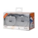 Orno Double hermetic electrical outlet, IP55 stainless steel, with windproof mounting box