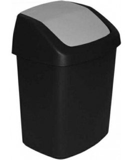 Curver / Keter CURVER KOSZ NA ŚMIECI 15L /Black/ Silver