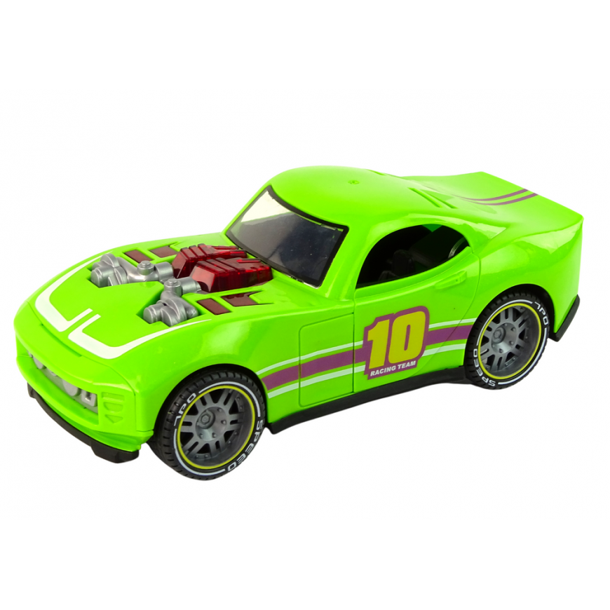 Lean Cars Car 1:14 Car Green Sports Sound Lights Vehicle – 2