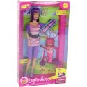 Lean Cars Lucy Doll Set Purple Scooter Skateboard Helmets