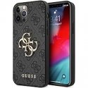 GUHCP12M4GMGGR Guess PU 4G Metal Logo Case for iPhone 12|12 Pro