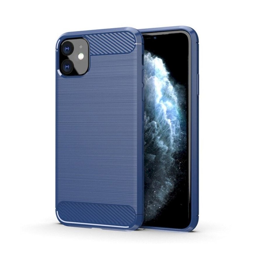 Fusion Trust Back Case Silicone Case For Apple iPhone 11 Pro Blu
