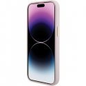 Guess Silicone Script Metal Logo & Frame Back Case for Apple iPhone 15