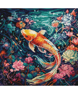 luca S Counted Cross Stitch Kit "Sea Life" 25x25cm SBU5032