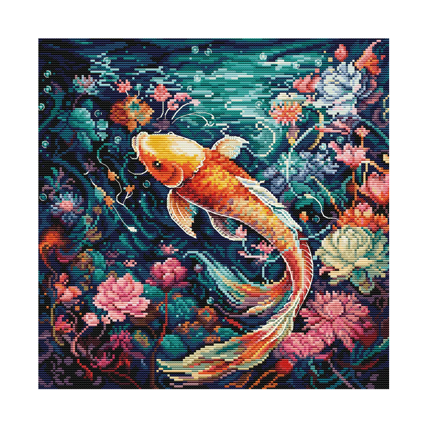 luca S Counted Cross Stitch Kit "Sea Life" 25x25cm SBU5032