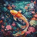 luca S Counted Cross Stitch Kit "Sea Life" 25x25cm SBU5032