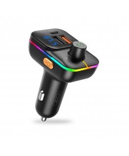 XO Transmitter FM BCC09 Bluetooth MP3 Car Charger 25W Black