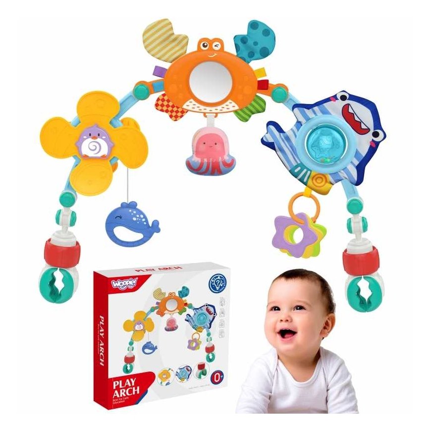 WOOPIE Bow Bar Pendant for the Stroller Bed and Car Seat