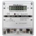 Qoltec Single-phase electronic meter | energy consumption meter | 230v | LCD Qoltec Single-phase electronic meter | energy consumption meter | 230v | LCD