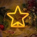 TelForceone Neon Wood Stand LED STAR warm white FLNW04 Forever Light TelForceone Neon Wood Stand LED STAR warm white FLNW04 Forever Light