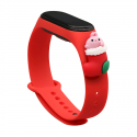 Fusion Xmas Santa 1 for Xiaomi Mi Band 5 | Mi Band 6 red Fusion Xmas Santa 1 for Xiaomi Mi Band 5 | Mi Band 6 red