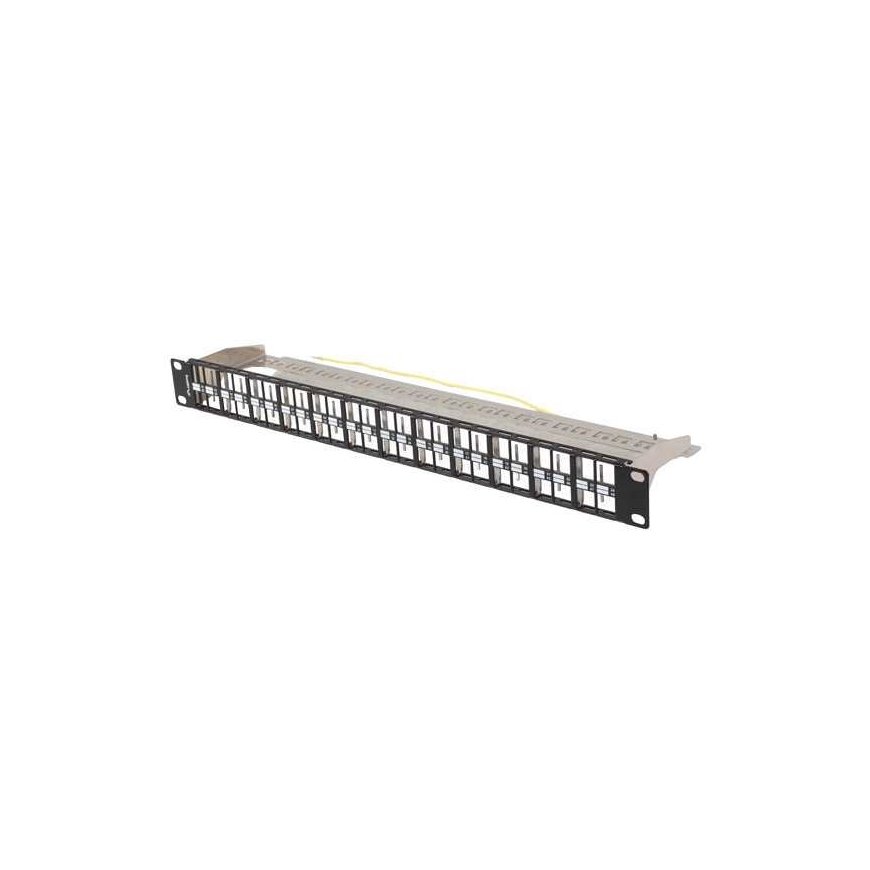 PATCH PANEL PUSTY 48 PORT 1U 19" FTP DO MODUŁÓW KEYSTONE Black LANBERG