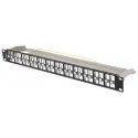 PATCH PANEL PUSTY 48 PORT 1U 19" FTP DO MODUŁÓW KEYSTONE Juodas LANBERG PATCH PANEL PUSTY 48 PORT 1U 19" FTP DO MODUŁÓW KEYSTONE Juodas LANBERG