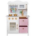 Enero Toys Virtuvė DREWNIANA DLA DZIECI LAMPKA LED 60x30x88,5CM Baltai RÓŻOWA Enero Toys Virtuvė DREWNIANA DLA DZIECI LAMPKA LED 60x30x88,5CM Baltai RÓŻOWA