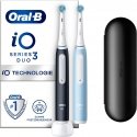 Oral-B iO Series 3s Duo electric toothbrush double frame, blue / black Oral-B iO Series 3s Duo electric toothbrush double frame, blue / black