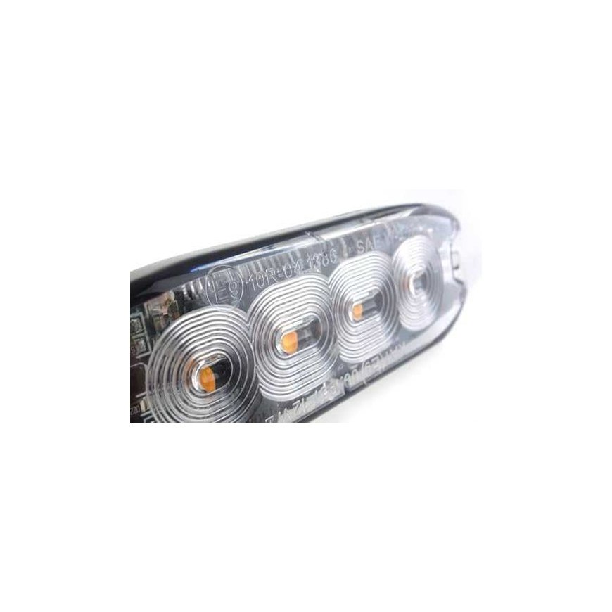 Stationary computer Lampa błyskowa ostrzegawcza płaska 4 led r65 r10 12-24v amio-02298 – 3