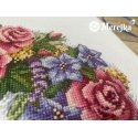 Merejka Cross stitch kit "Rose wreath" SK238 Merejka Cross stitch kit "Rose wreath" SK238