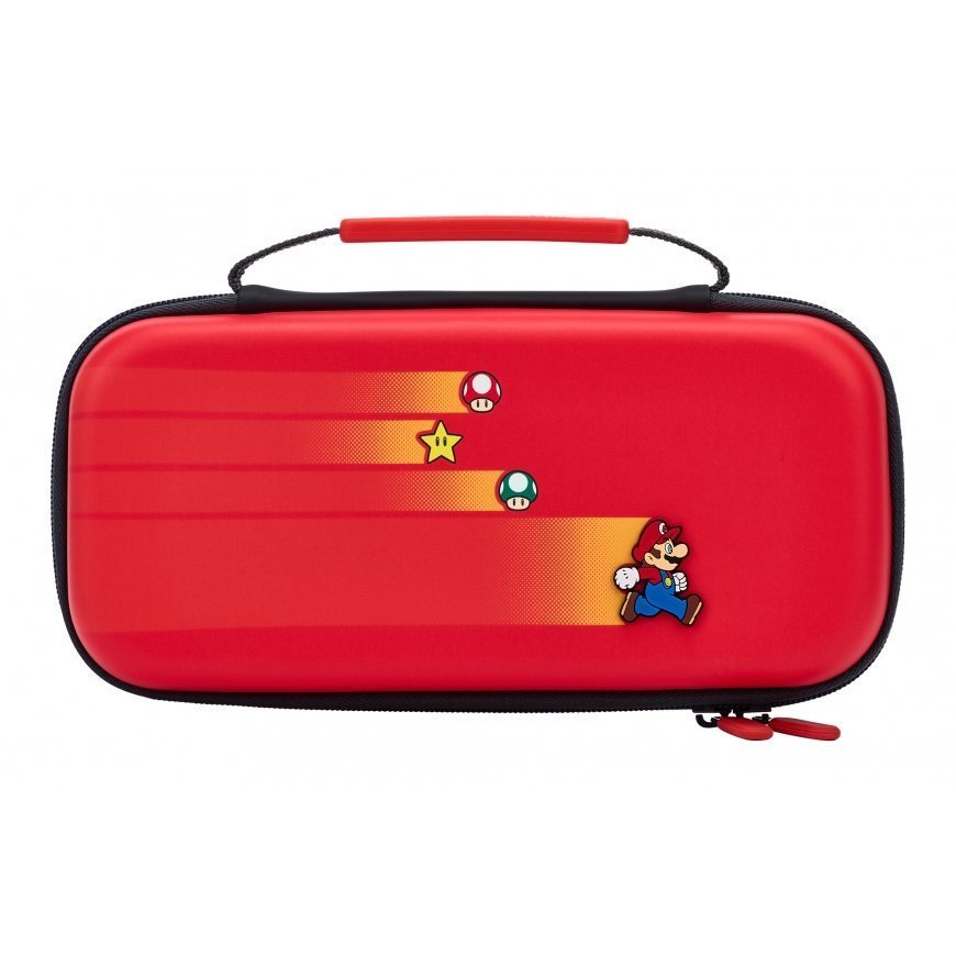 PowerA 1526546-01 portable game console case Cover Nintendo Felt, Rubber Red