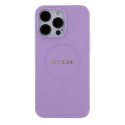 Guess case for iPhone 15 Pro 6.1" GUHMP15LPSAHMCU purple hardcase Saffiano MagSafe Guess case for iPhone 15 Pro 6.1" GUHMP15LPSAHMCU purple hardcase Saffiano MagSafe