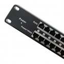 QOLTEC 54477 Patch panel RACK 48V 24 jungtys Passive PoE injector 1000m Juodas QOLTEC 54477 Patch panel RACK 48V 24 jungtys Passive PoE injector 1000m Juodas