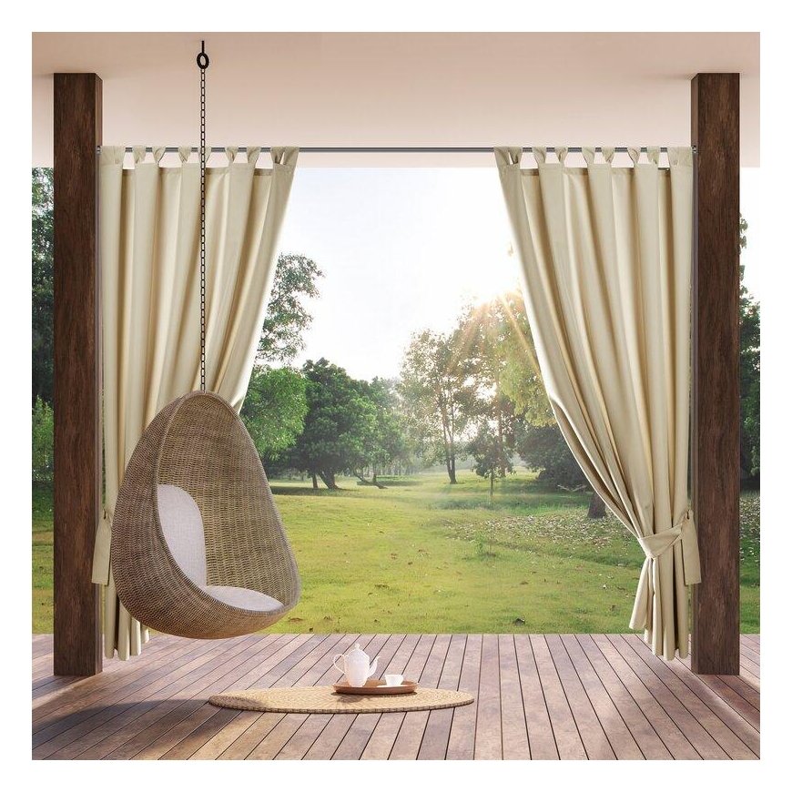 Euro curtains ZAS/GARDEN/J.BEŻ 155X220 SZEL/VELCRO