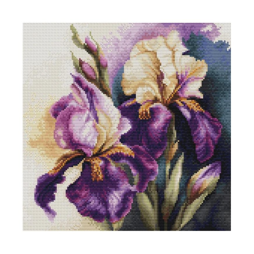 luca S Suskaičiuotas siuvinėjimo kryželiu rinkinys "Iris Burgermeister" 22x22cm SB7023 – 4