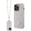 Guess GUHCP13LP4TDSCPP Case for iPhone 13 Pro / 13 - Pink Crossbody 4G Metal Logo Guess GUHCP13LP4TDSCPP Case for iPhone 13 Pro / 13 - Pink Crossbody 4G Metal Logo