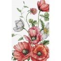 luca S Suskaičiuotas siuvinėjimo kryželiu rinkinys "The Field Poppies" 20x32cm SB7020 luca S Suskaičiuotas siuvinėjimo kryželiu rinkinys "The Field Poppies" 20x32cm SB7020