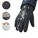 Hurtel Anti-slip winter phone sports gloves (size XL) - black Hurtel Anti-slip winter phone sports gloves (size XL) - black