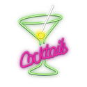 TelForceone Neon PLEXI LED COCKTAILS pink žalias FPNE02X Forever Light TelForceone Neon PLEXI LED COCKTAILS pink žalias FPNE02X Forever Light