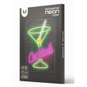 TelForceone Neon PLEXI LED COCKTAILS pink green FPNE02X Forever Light TelForceone Neon PLEXI LED COCKTAILS pink green FPNE02X Forever Light