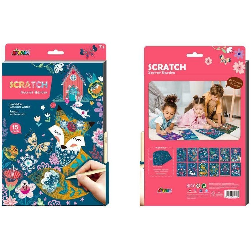 AVENIR Set of scratch cards "The Garden of Secrets" – 2