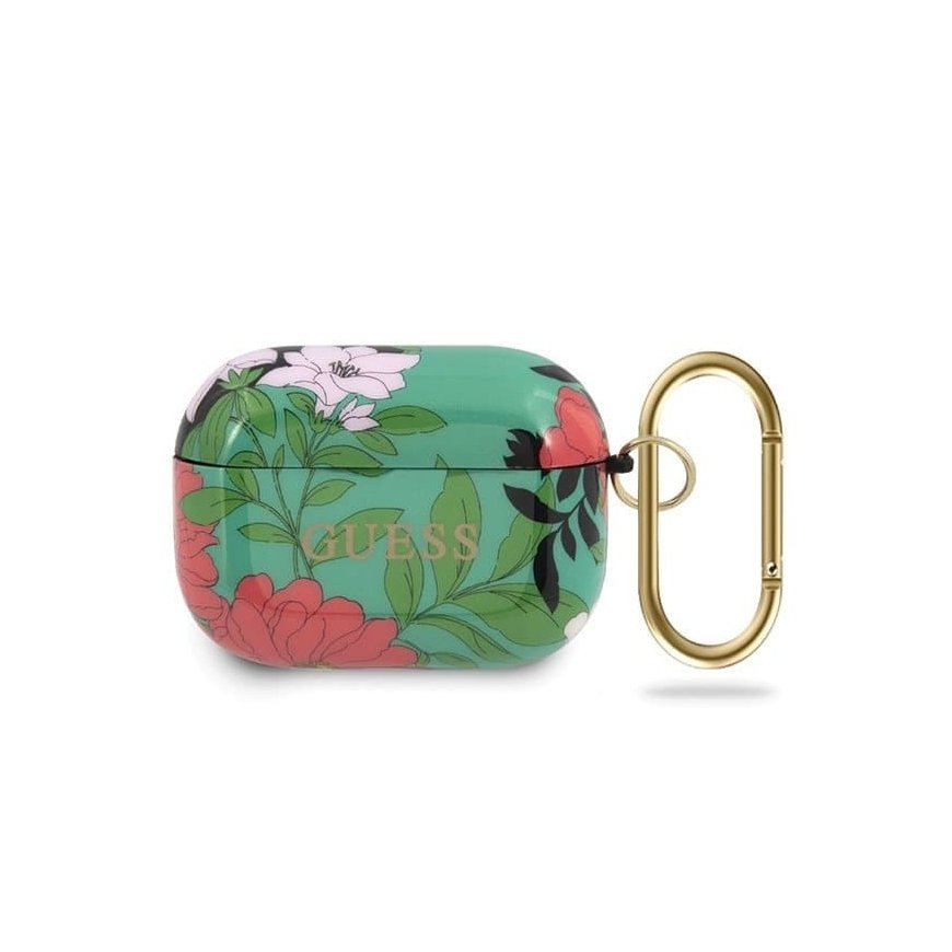 Guess GUACAPTPUBKFLO1 Silicone Case For Apple Apple Airpods Pro