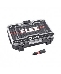 Flex Accessories 25 dalių smūginių antgalių rinkinys FLEX DB PH2