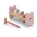 Viga Toys Viga PolarB medinė štampavimo dėlionė su plaktuku Fox Montessori