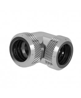 Barrow Multi-Link Adapteris 90 Grad 14mm AD auf 14mm AD Hardtube - sidabrinis