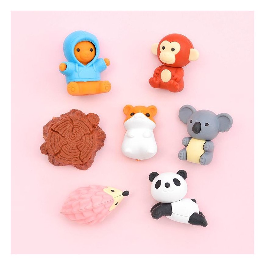 IWAKO erasers - puzzle set "Animals in the forest" – 3