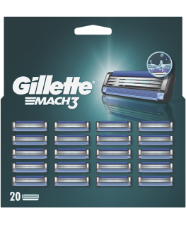 Gillette Mach3 Razor Heads for Men 20 pcs